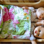 A doll cradle makeover