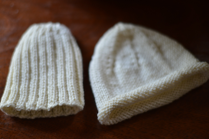 baby knits (hats)