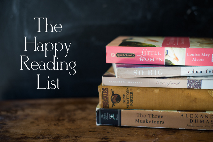 A curated list of light classics and more. A happy reading list!